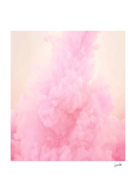 Pastel pink-smoke