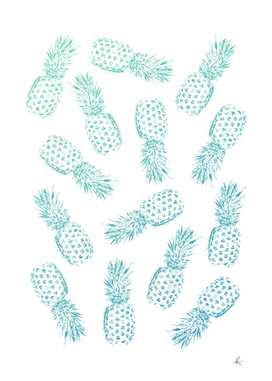 Pineapples Blue