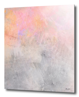 Pastel Candy Iridescent Marble on Concrete