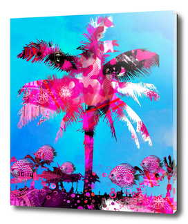 Pink Palm Tree