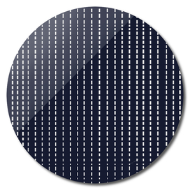 Dotted Lines on Dark Blue
