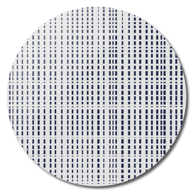 Dark Blue Dotted Lines on light grey