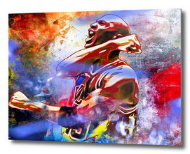 Michael Jordan Painted