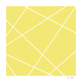 Abstract geometric pattern - gold and white.