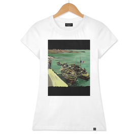 66 - Van Gogh-Les bateaux amarrés