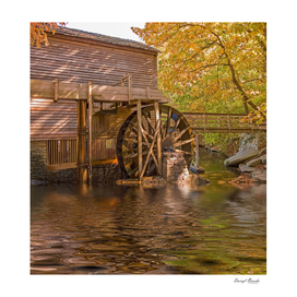 Grist Mill by Lake