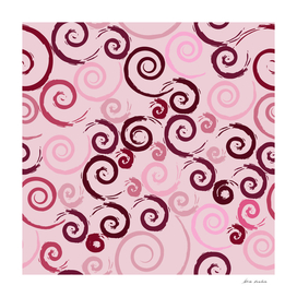 Red Pink Swirls
