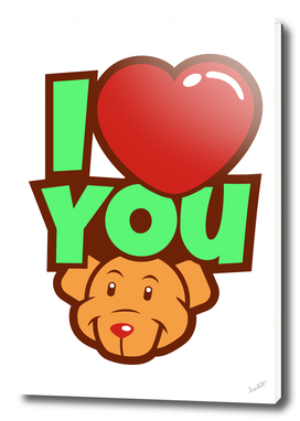 Lovely Bear - I Love You