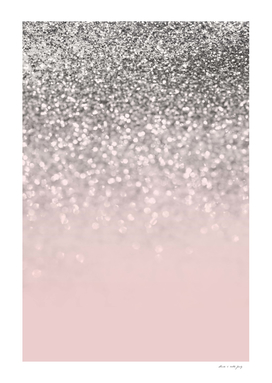 Sparkling Silver Blush Glitter #1 #shiny #decor #art