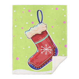 Christmas stockings for Santas gifts.