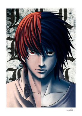DEATHNOTE L and light