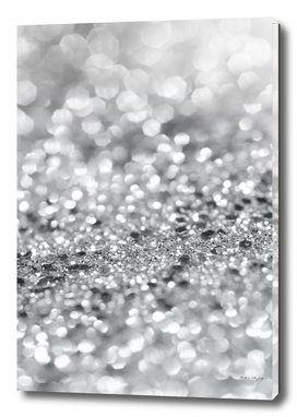 Silver Gray Lady Glitter #1 #shiny #decor #art
