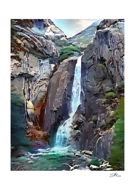 Waterfall, Yosemite National Park, California