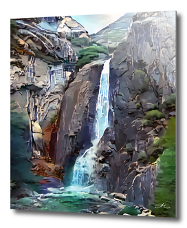 Waterfall, Yosemite National Park, California