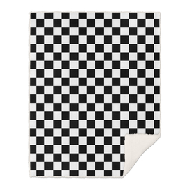 Black and White Checkerboard Pattern