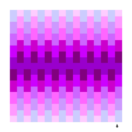Geometric cubes pink purple blue