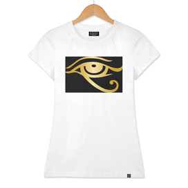 Golden Egyptian Eye Of Horus