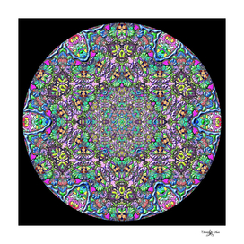 Mandala Circle Of Colored Glass