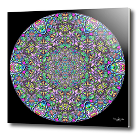 Mandala Circle Of Colored Glass