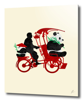 Rickshaw Pandas