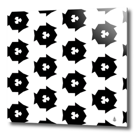 black and white abstract pattern   -