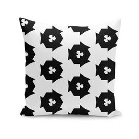black and white abstract pattern   -