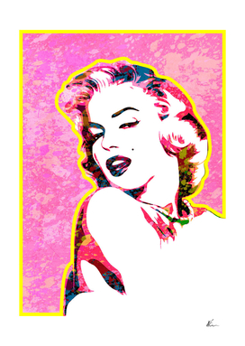 Marilyn Monroe | Splatter Series | Pop Art