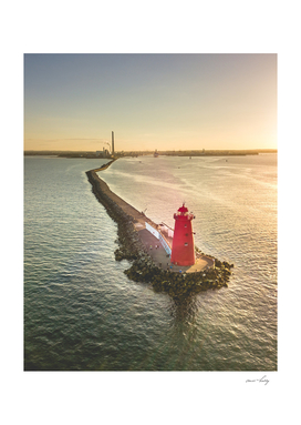 Poolbeg Lighthouse, Dublin, Ireland