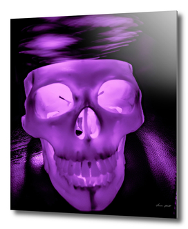 mind blowing skull purple