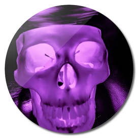 mind blowing skull purple