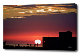 Sunset Over Cliff Drive, Newport Beach CA