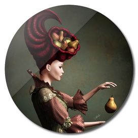 Madame Fruit and the levitating pear