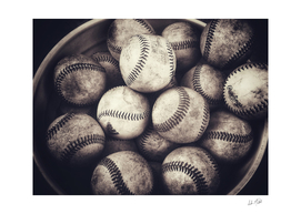 Bucket of Baseballs