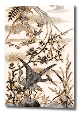 Flight Of Birds Pencil Sketch 1