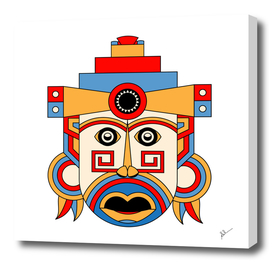 geometric tribe mask
