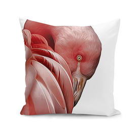 Flamingo Profile Illustration