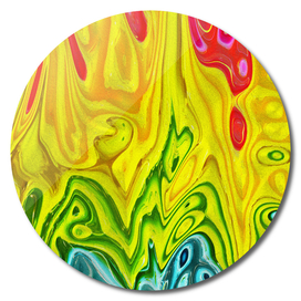 Abstract Liquid Spectrum Art
