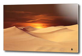 desert sun landscape sunset dune