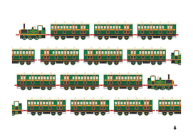 trains pattern transportation