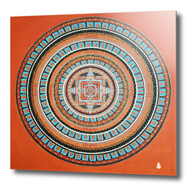 mandala art painting acrylic