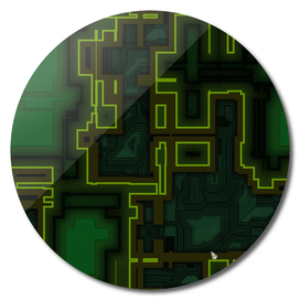 A completely seamless background design circuit board