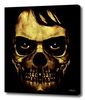 Angry Skull Monster Poster