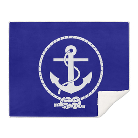 Anchor Flag Blue