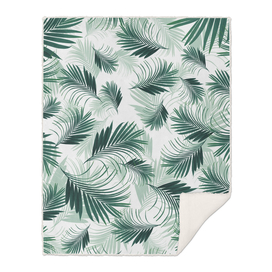 Tropical Green Palms Pattern #1 #tropical #decor #art