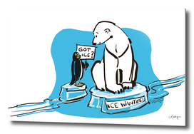 Polar Bear &  Penguin Got Ice