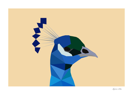 PEACOCK LOW POLY ART