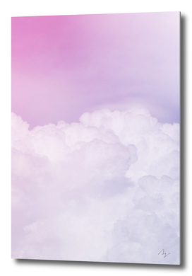 Happy Pastel Clouds | Lavender Pink