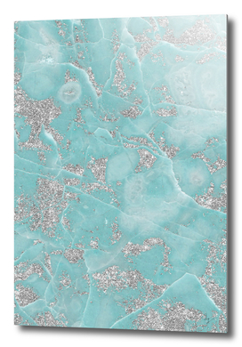 Glitter x Marble | Crystallized Mint