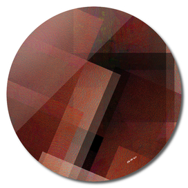 Artsy Amber - Digital Geometric Texture