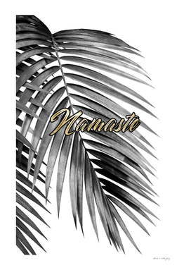 Namaste - Tropical Palm Leaf #1 #tropical #yoga #decor #art